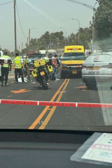 זירת התאונה בסמוך לאדורה | נתי שפירא