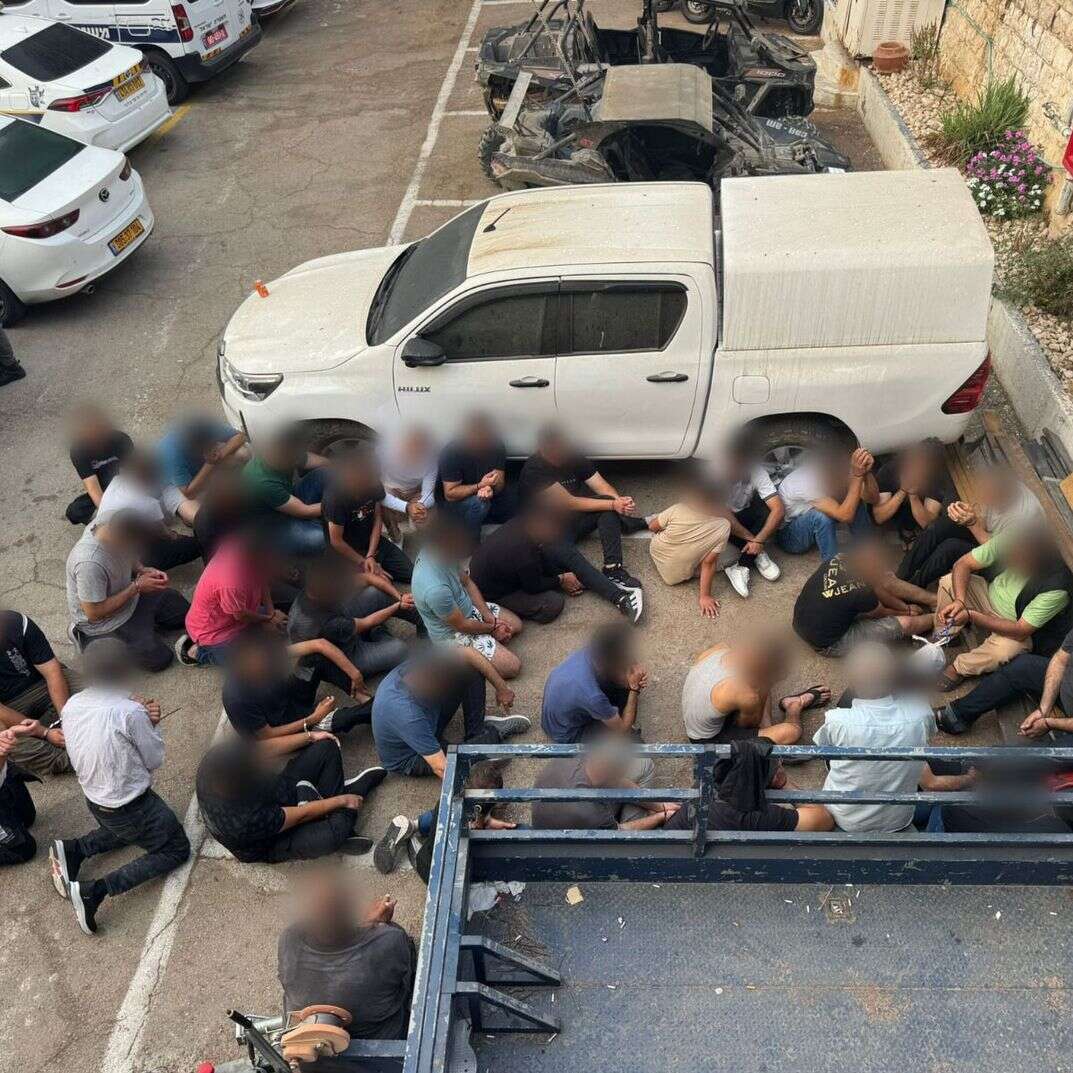 42 עזתים שנעצרו בנצרת | משטרת ישראל 42 עזתים שנעצרו בנצרת | משטרת ישראל
