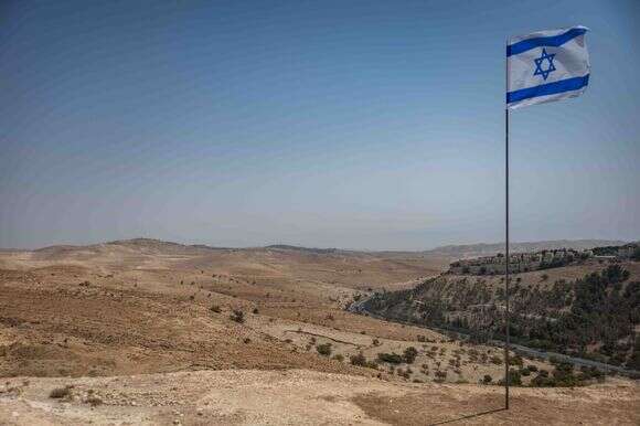 שטח E1 בין מעלה אדומים לירושלים | יונתן זינדל, פלאש 90