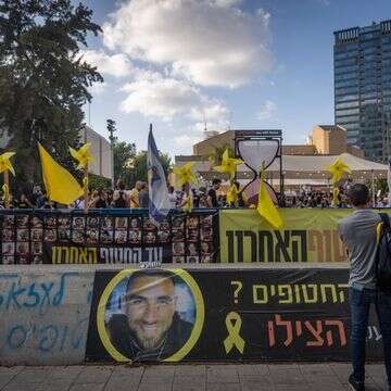 השביתה להחזרת החטופים | אבשלום ששוני, פלאש 90