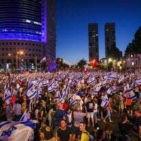 הפגנה נגד הרפורמה המשפטית ברחוב קפלן | חיים גולדברג, פלאש 90 הפגנה נגד הרפורמה המשפטית ברחוב קפלן | חיים גולדברג, פלאש 90