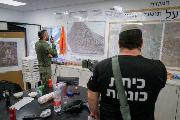 החזון: התיישבות ביטחונית.חמ"ל כיתת כוננות ברמת הגולן. | מיכאל גלעדי - פלאש 90