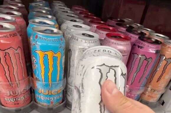 משקאות MONSTER | צילום מסך מיוטיוב