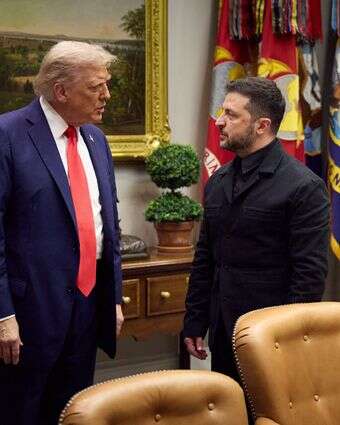 טראמפ עם זלנסקי בבית הלבן | איי.אף.פי