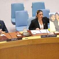 שורדת השבי אילנה גריצ'ווסקי, בעדותה לפני מועצת הביטחון של האו"ם | PERRY BINDELGLASS