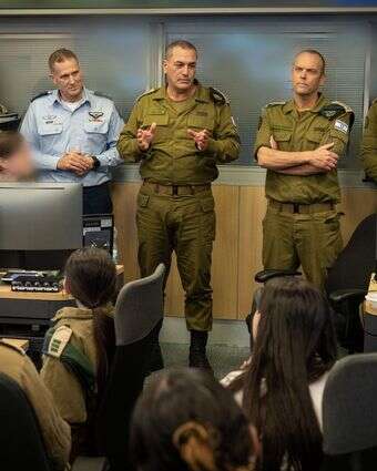 הרמטכ"ל אייל זמיר בבור בקריה | דובר צה"ל