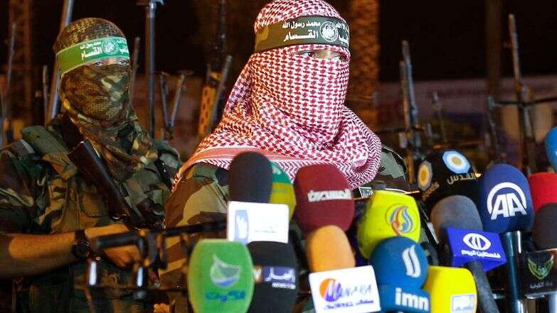דובר חמאס, אבו עוביידה, שחוסל על ידי ישראל | Mohammed ABED / AFP