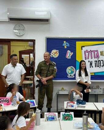 מפקד פיקוד הצפון, אלוף רפי מילוא בבית הספר ״מצודות״ בקריית שמונה | דובר צה"ל