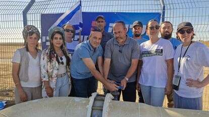 נציגי ארגוני ההכרעה סוגרים צינור מים בעוטף עזה | ללא קרדיט