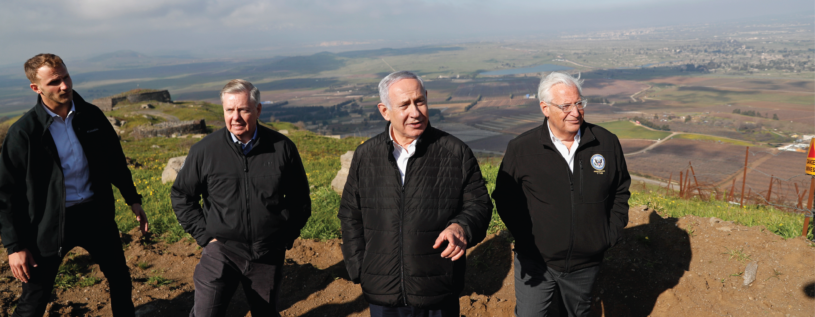 לינדזי גראהם (שני משמאל) עם נתניהו בביקור בישראל | רונן זבולון לינדזי גראהם (שני משמאל) עם נתניהו בביקור בישראל | רונן זבולון