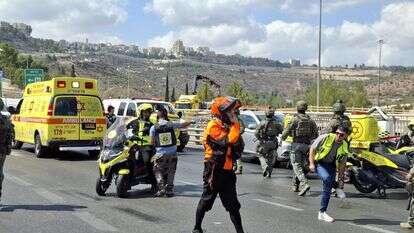 זירת הפיגוע בצומת רמות | אביב הרץ, TPS
