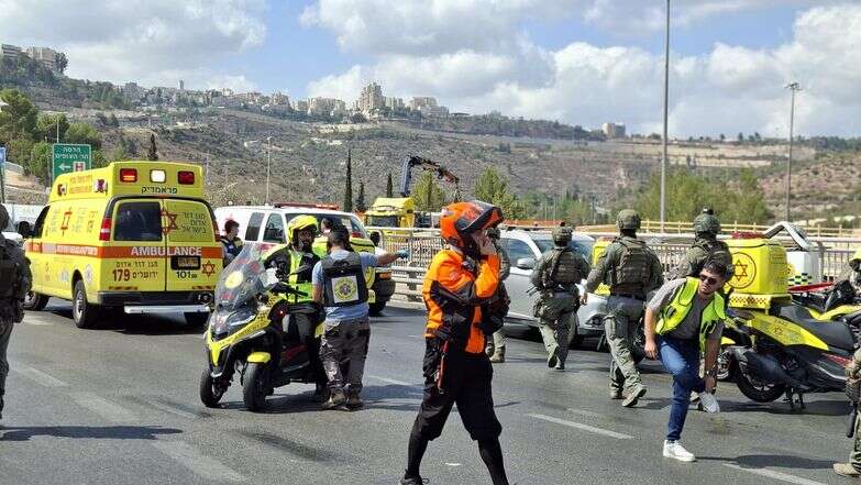 זירת הפיגוע בצומת רמות | אביב הרץ, TPS זירת הפיגוע בצומת רמות | אביב הרץ, TPS