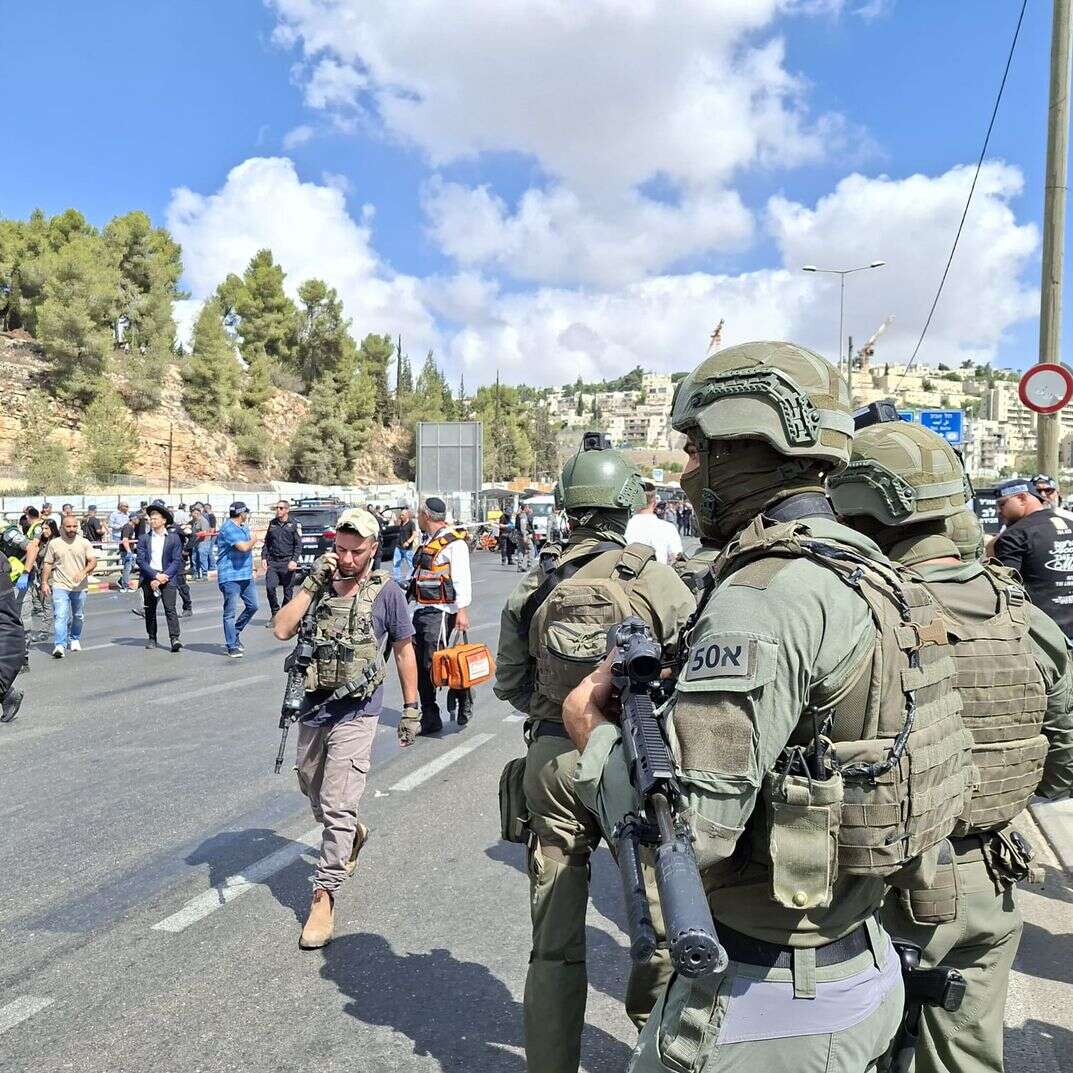זירת הפיגוע בצומת רמות | אביב הרץ, TPS זירת הפיגוע בצומת רמות | אביב הרץ, TPS