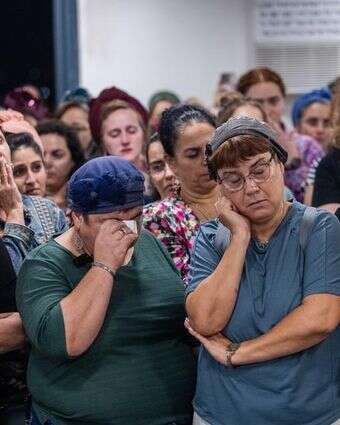 הלווייתה של שרה מנדלסון, שנרצחה בפיגוע בצומת רמות | חיים גולדברג / פלאש 90