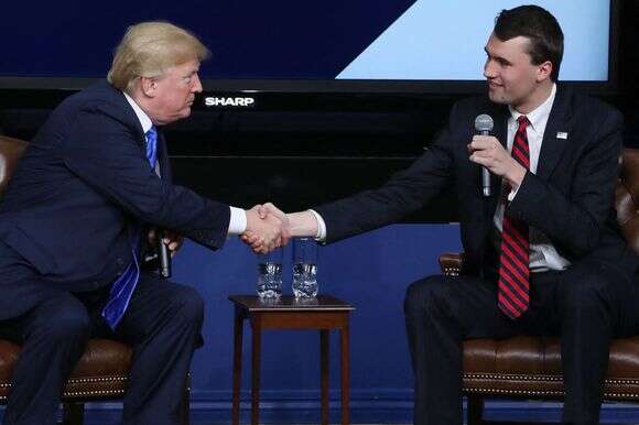 צ'ארלי קירק ודונלד טראמפ | MARK WILSON / GETTY IMAGES NORTH AMERICA / AFP