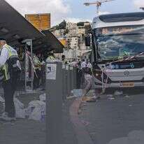 זירת הפיגוע בצומת רמות | חיים גולדברג, פלאש 90 זירת הפיגוע בצומת רמות | חיים גולדברג, פלאש 90
