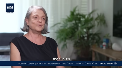 יולי תמיר | צילום מסך מתוך NEWS24i