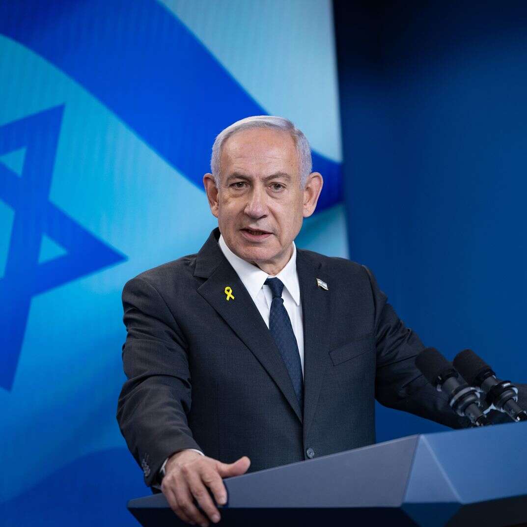 נתניהו בהצהרה עם רוביו, היום | Chaim Goldberg/Flash90 נתניהו בהצהרה עם רוביו, היום | Chaim Goldberg/Flash90