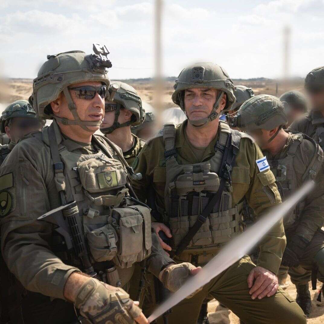 הרמטכ"ל בסיור בעיר עזה, היום | דובר צה"ל