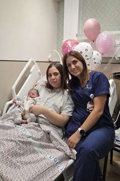 התינוקת הראשונה לשנת תשפ"ו בבית חולים זיו בצפת | דוברות זיו