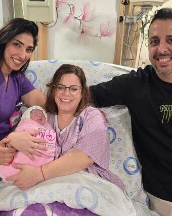 התינוקת הראשונה בשנת תשפ"ו בבית החולים הלל יפה | דוברות הלל יפה
