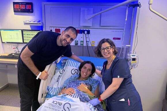 התינוקת הראשונה לשנת תשפ"ו בבית חולים שיבא | דוברות שיבא