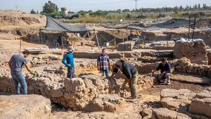 חפירה ארכיאולוגית בעתיקות יבנה | יוסי אלוני, פלאש 90