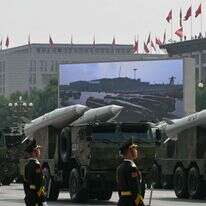 טילים היפר-סוניים נגד ספינות במצעד ניצחון בבייג'ין, ספטמבר 25' | AFP