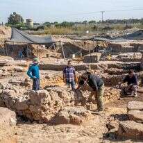 חפירה ארכיאולוגית בעתיקות יבנה | יוסי אלוני, פלאש 90