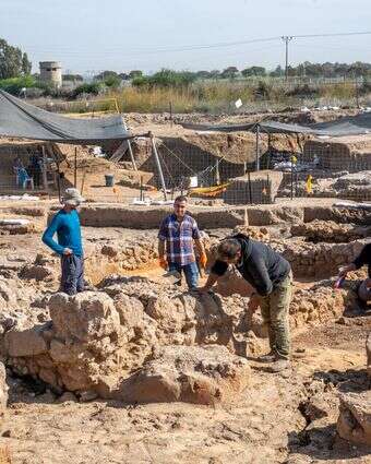 חפירה ארכיאולוגית בעתיקות יבנה | יוסי אלוני, פלאש 90