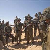 הרמטכ"ל אייל זמיר עם לוחמי צה"ל בעזה | דובר צה"ל