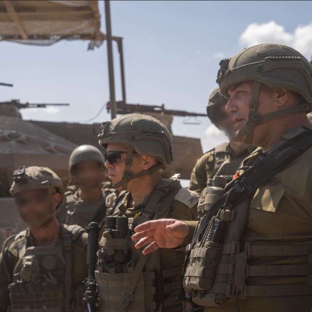 הרמטכ"ל אייל זמיר עם לוחמי צה"ל בעזה | דובר צה"ל