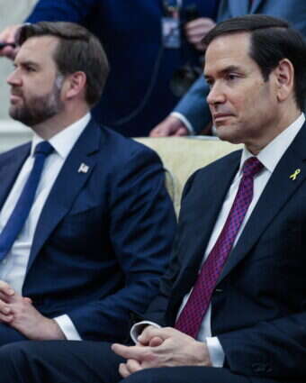 מזכיר המדינה האמריקני מרקו רוביו וסגן נשיא ארה"ב ג'יי-די ואנס | EPA מזכיר המדינה האמריקני מרקו רוביו וסגן נשיא ארה"ב ג'יי-די ואנס | EPA