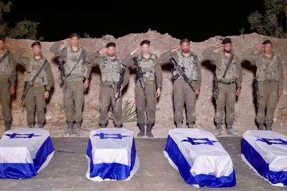 מעמד קבלת ארונות החטופים החללים על-ידי כוח צה"ל | דובר צה"ל מעמד קבלת ארונות החטופים החללים על-ידי כוח צה"ל | דובר צה"ל