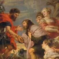 פגישת יעקב ועשו פיטר פאול רובנס, שמן על קנבס, 1625 | מאוספי הצילום הממלכתיים של בוואריה, ויקפדיה