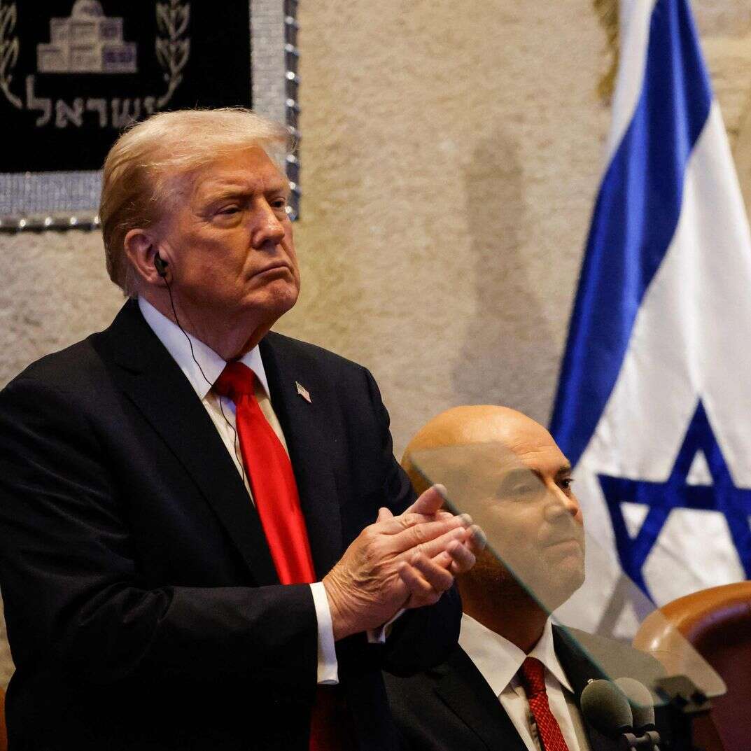נשיא ארה"ב דונלד טראמפ נואם בכנסת | איי.אף.פי נשיא ארה"ב דונלד טראמפ נואם בכנסת | איי.אף.פי