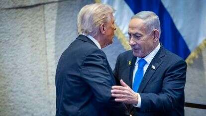 נתניהו וטראמפ | יונתן זינדל, פלאש 90