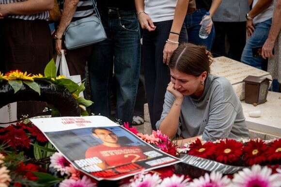 לוויתו של תמיר נמרודי ז"ל לאחר שגופתו הושבה למשפחתו | Chaim Goldberg/Flash90