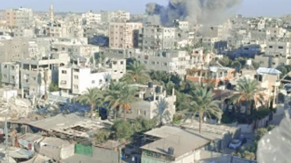 תיעוד מתקיפת צה"ל באל-בוריג' | הרשתות הערביות