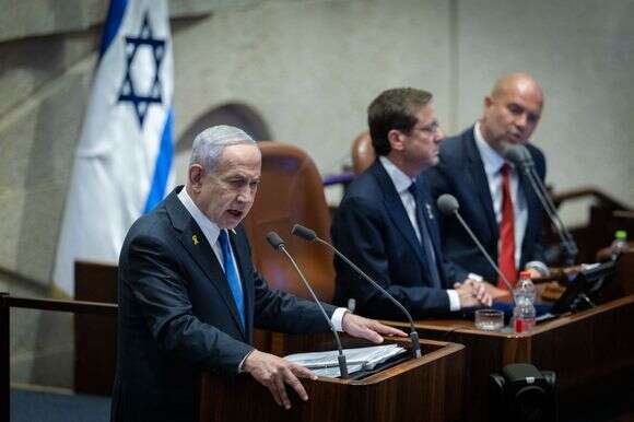 ראש הממשלה בנימין נתניהו בכנסת מושב חורף 2025 | חיים גולדברג- פלאש 90