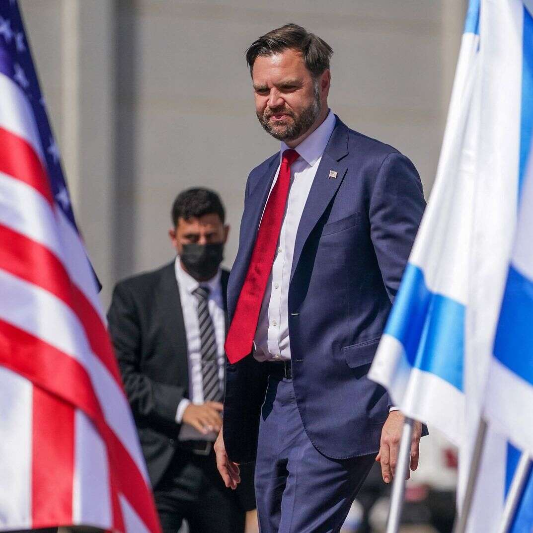 סגן הנשיא ואנס, נוחת בישראל | AFP