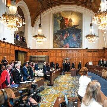 בית הדין הבינלאומי לצדק (ICJ) | EPA/LINA SELG