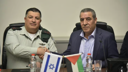 א-שייח' בפגישה עם האלוף פולי מרדכי | דוברות מתפ"ש א-שייח' בפגישה עם האלוף פולי מרדכי | דוברות מתפ"ש
