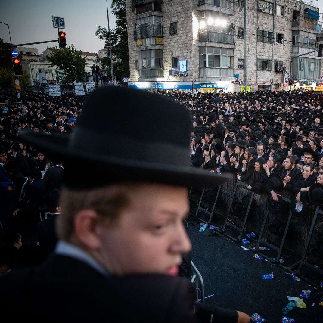 הפגנת חרדים נגד חוק הגיוס, ארכיון | יונתן זינדל הפגנת חרדים נגד חוק הגיוס, ארכיון | יונתן זינדל
