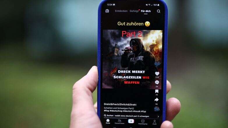 עמוד הטיקטוק של הראפר הגרמני E.Mar | AFP