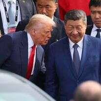 פגישת טראמפ ושי ג'ינפינג | EPA/YONHAP SOUTH KOREA OUT פגישת טראמפ ושי ג'ינפינג | EPA/YONHAP SOUTH KOREA OUT