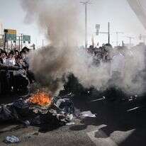 הפגנת החרדים בירושלים | AP הפגנת החרדים בירושלים | AP