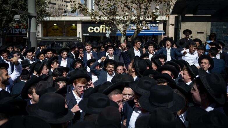 הפגנת החרדים בירושלים | יונתן זינדל, פלאש 90