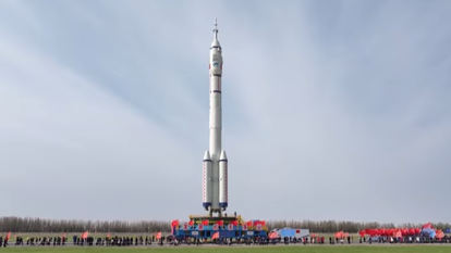 משימת שנג'ואו-21 שתיקח 3 אסטרונאוטים סינים לתחנת החלל הסינית | צילום מסך מיוטיוב