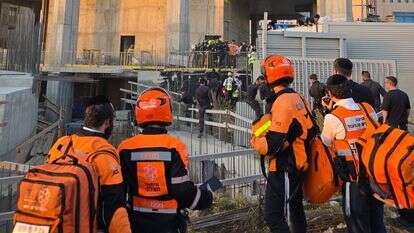 זירת נפילת הנער בעצרת | דוברות איחוד הצלה